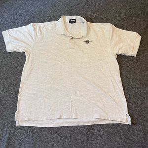 Universal Studios Logo Vintage Men’s Polo Golf Shirt Gray Men’s Size XL